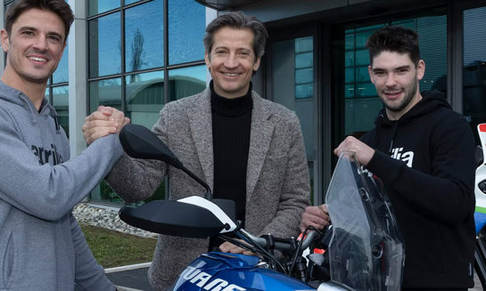 Aprilia Racing is ready to go off road